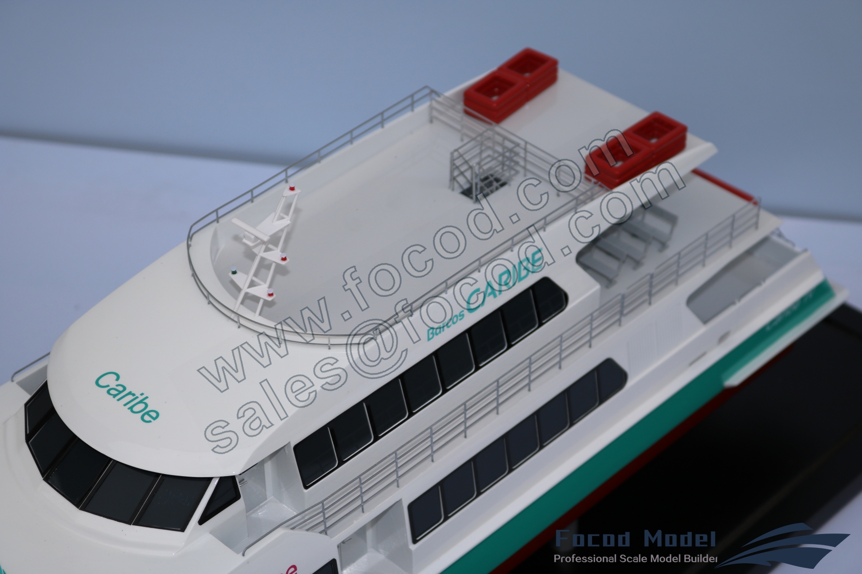 customized model of 29m cataraman ferry